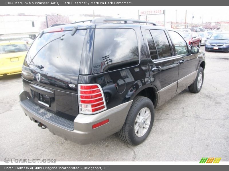 Black Clearcoat / Medium Dark Parchment 2004 Mercury Mountaineer AWD