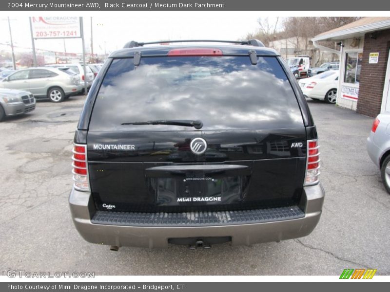 Black Clearcoat / Medium Dark Parchment 2004 Mercury Mountaineer AWD