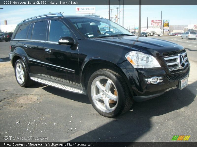 Black / Black 2008 Mercedes-Benz GL 550 4Matic