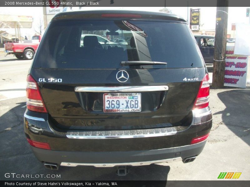 Black / Black 2008 Mercedes-Benz GL 550 4Matic