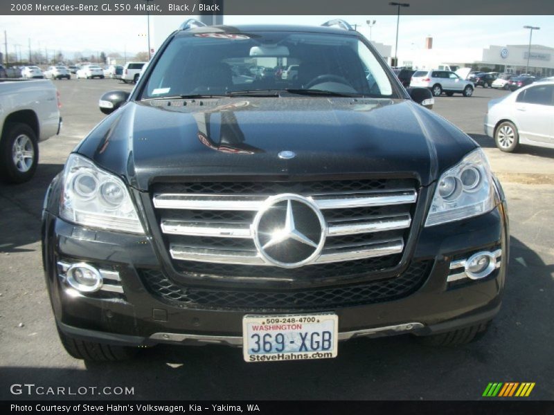 Black / Black 2008 Mercedes-Benz GL 550 4Matic