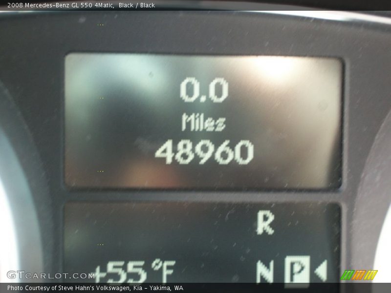 Black / Black 2008 Mercedes-Benz GL 550 4Matic