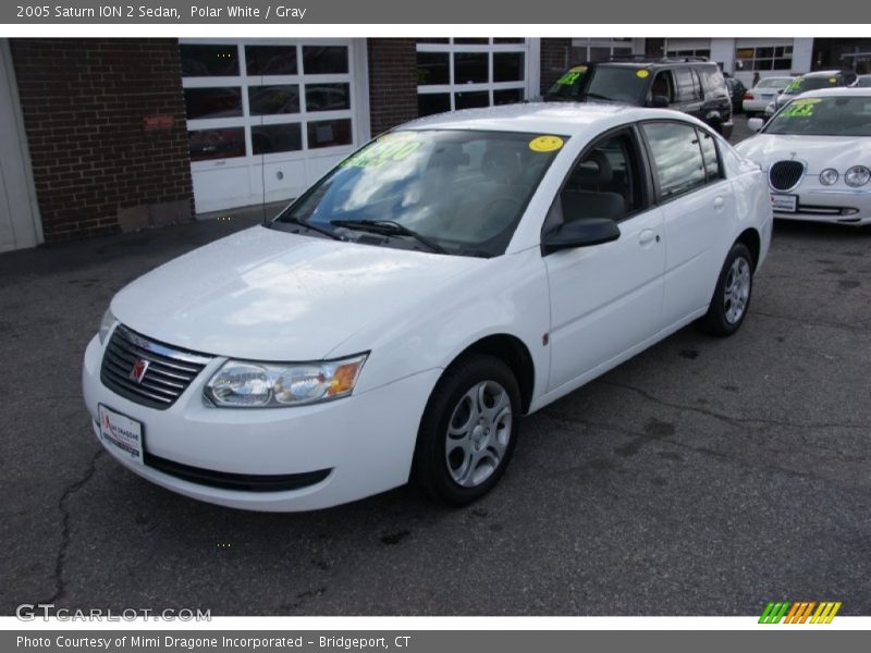 Polar White / Gray 2005 Saturn ION 2 Sedan