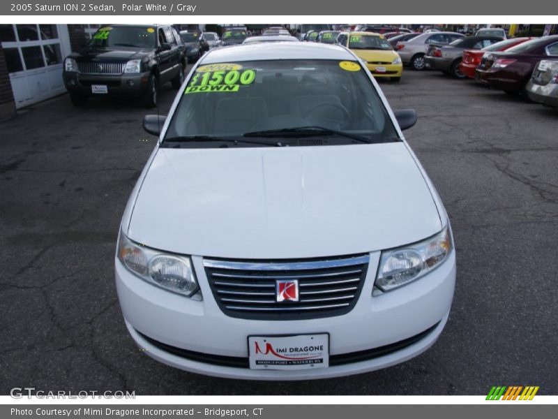 Polar White / Gray 2005 Saturn ION 2 Sedan