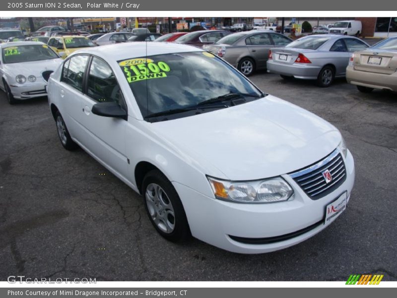 Polar White / Gray 2005 Saturn ION 2 Sedan