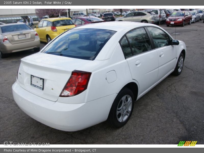 Polar White / Gray 2005 Saturn ION 2 Sedan