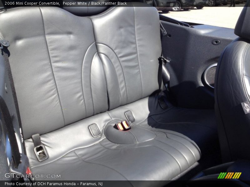 Pepper White / Black/Panther Black 2006 Mini Cooper Convertible