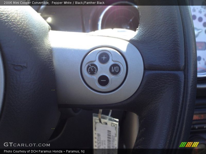 Pepper White / Black/Panther Black 2006 Mini Cooper Convertible