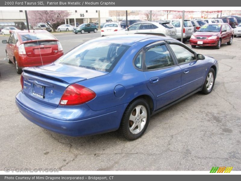 Patriot Blue Metallic / Medium Graphite 2003 Ford Taurus SES