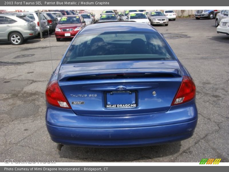 Patriot Blue Metallic / Medium Graphite 2003 Ford Taurus SES