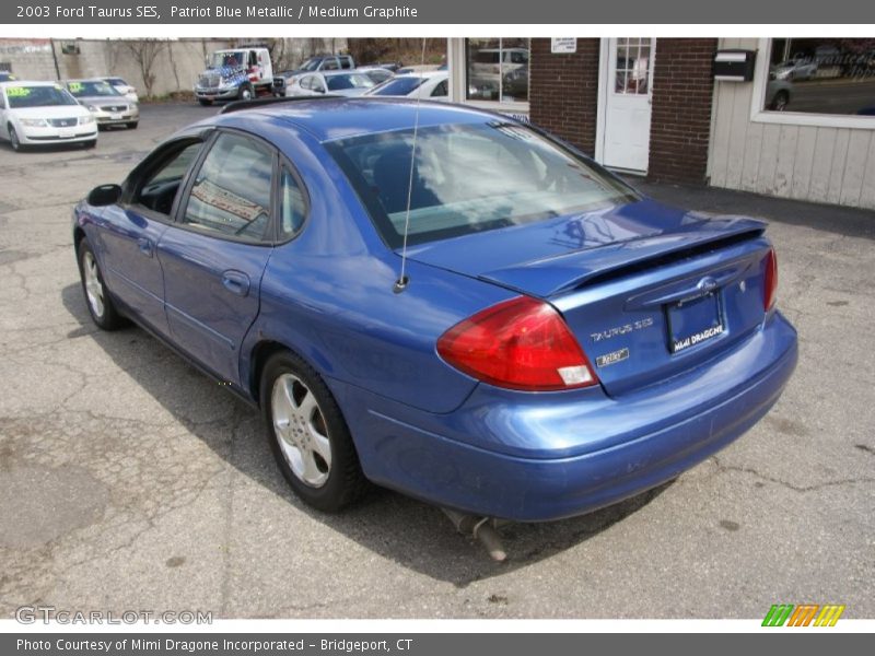 Patriot Blue Metallic / Medium Graphite 2003 Ford Taurus SES