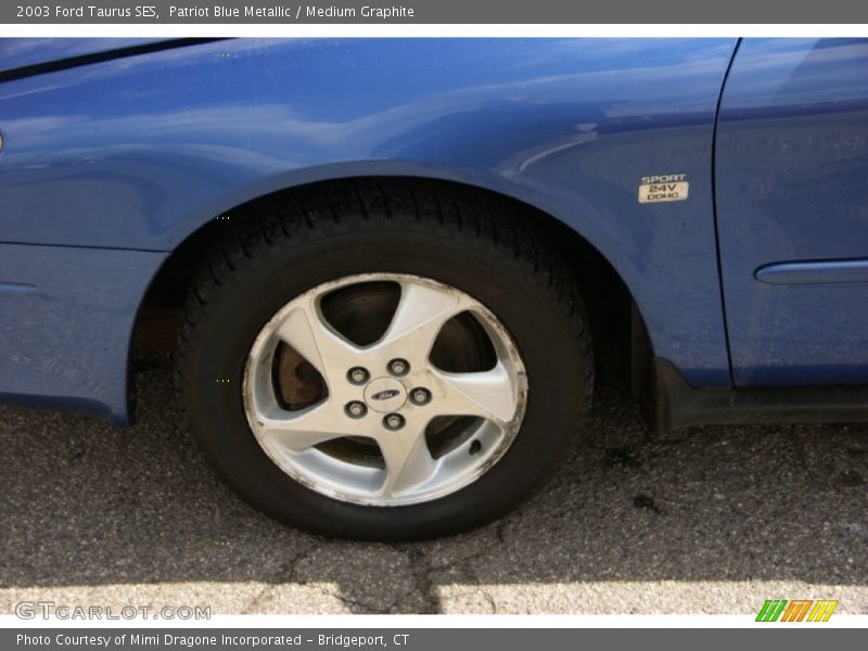 Patriot Blue Metallic / Medium Graphite 2003 Ford Taurus SES