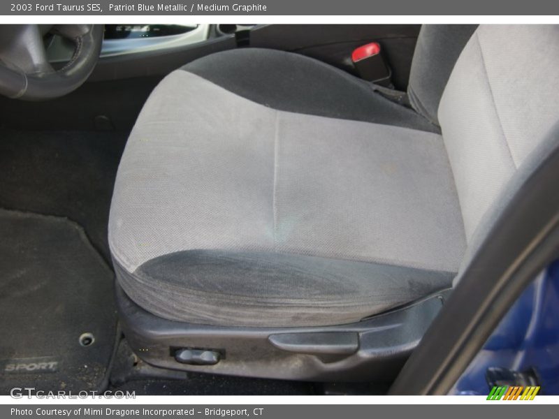 Patriot Blue Metallic / Medium Graphite 2003 Ford Taurus SES