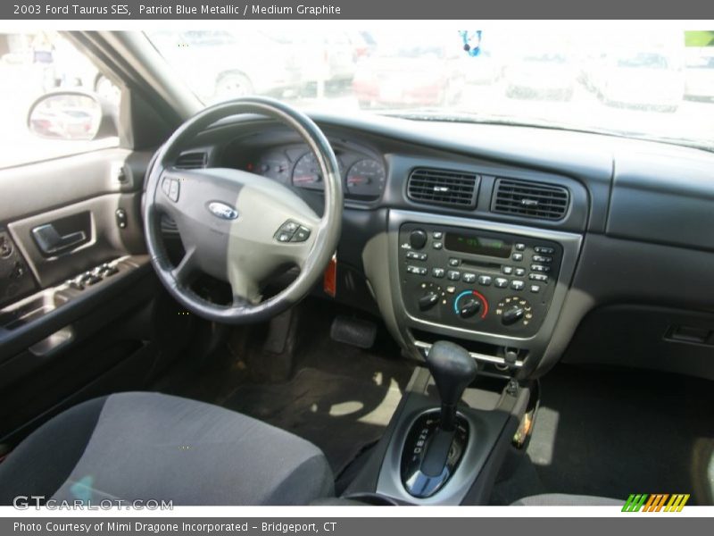 Patriot Blue Metallic / Medium Graphite 2003 Ford Taurus SES