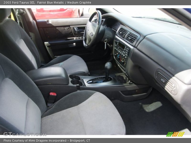 Patriot Blue Metallic / Medium Graphite 2003 Ford Taurus SES