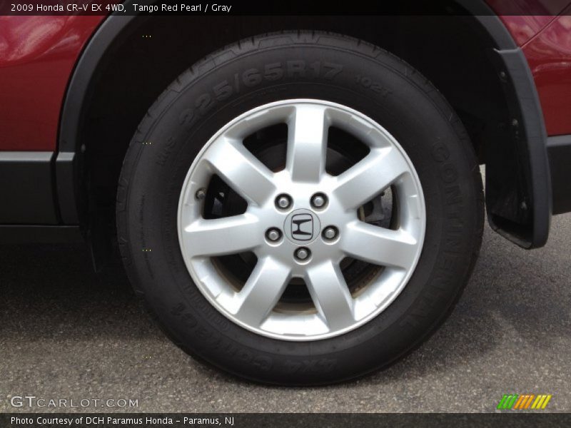 Tango Red Pearl / Gray 2009 Honda CR-V EX 4WD