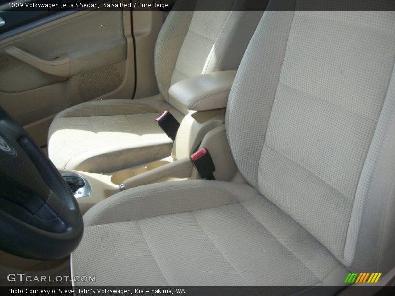 Salsa Red / Pure Beige 2009 Volkswagen Jetta S Sedan