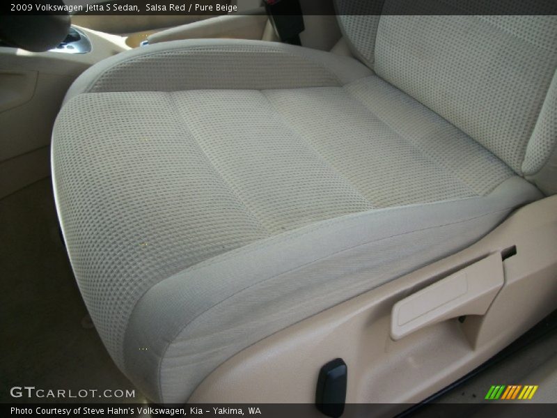 Salsa Red / Pure Beige 2009 Volkswagen Jetta S Sedan