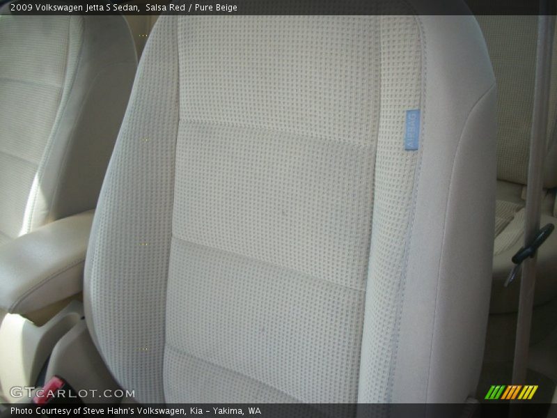 Salsa Red / Pure Beige 2009 Volkswagen Jetta S Sedan