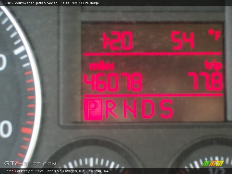 Salsa Red / Pure Beige 2009 Volkswagen Jetta S Sedan