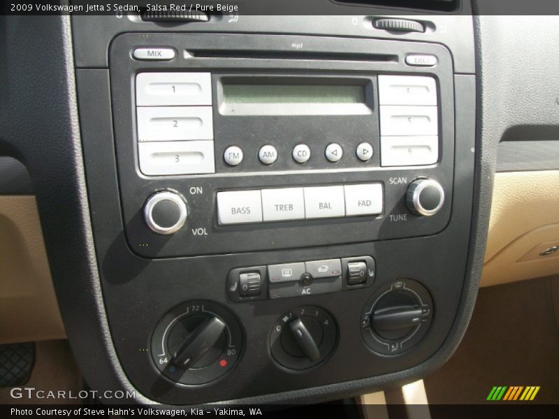 Salsa Red / Pure Beige 2009 Volkswagen Jetta S Sedan