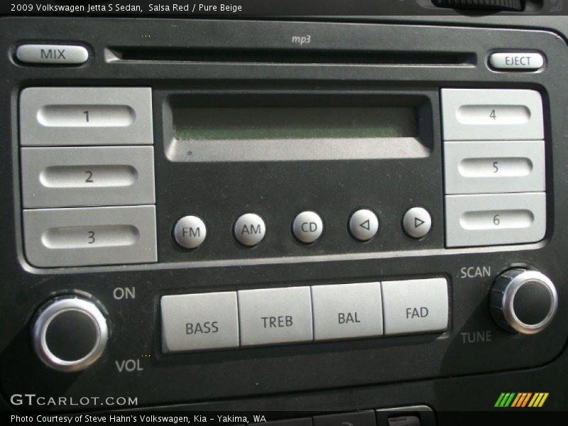 Salsa Red / Pure Beige 2009 Volkswagen Jetta S Sedan