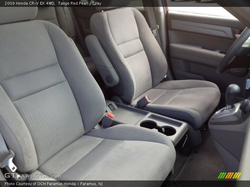 Tango Red Pearl / Gray 2009 Honda CR-V EX 4WD