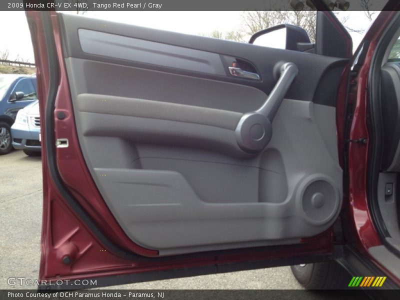 Tango Red Pearl / Gray 2009 Honda CR-V EX 4WD