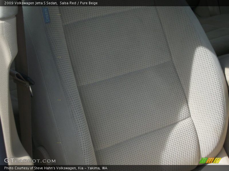 Salsa Red / Pure Beige 2009 Volkswagen Jetta S Sedan