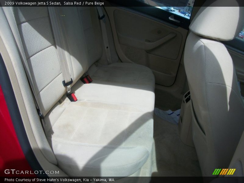 Salsa Red / Pure Beige 2009 Volkswagen Jetta S Sedan