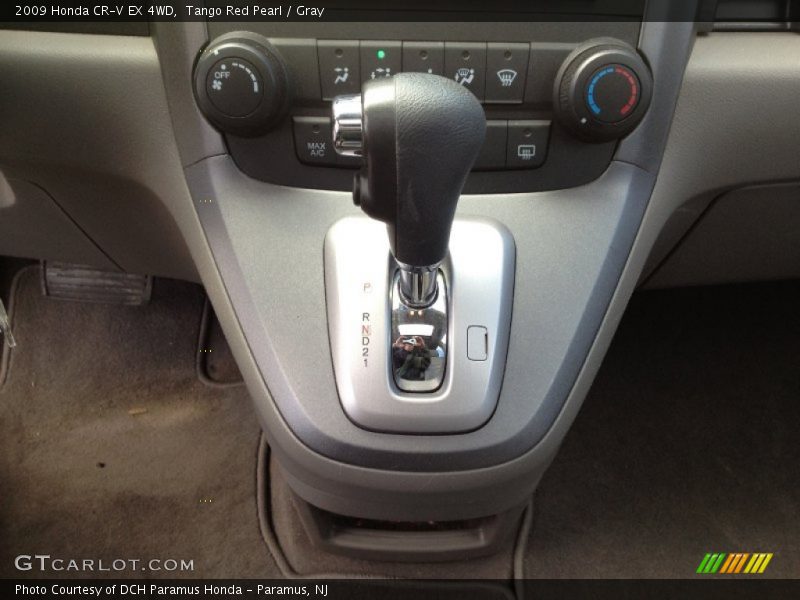 Tango Red Pearl / Gray 2009 Honda CR-V EX 4WD