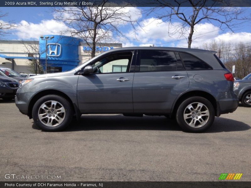 Sterling Gray Metallic / Ebony 2009 Acura MDX