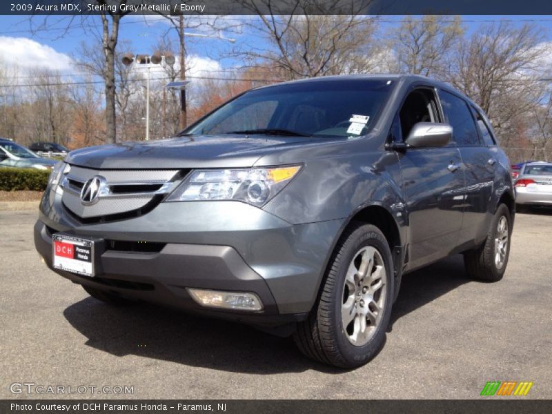 Sterling Gray Metallic / Ebony 2009 Acura MDX