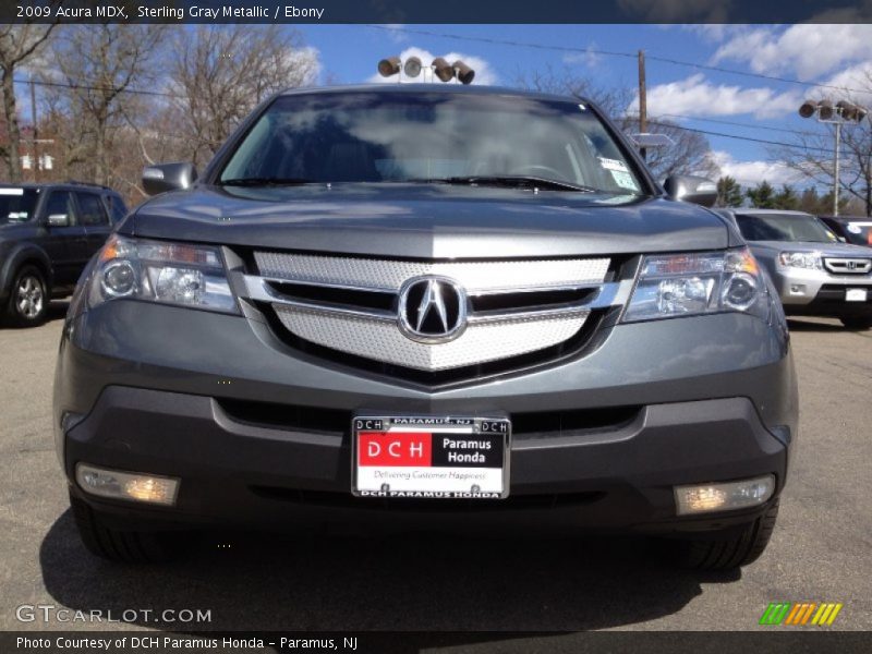 Sterling Gray Metallic / Ebony 2009 Acura MDX