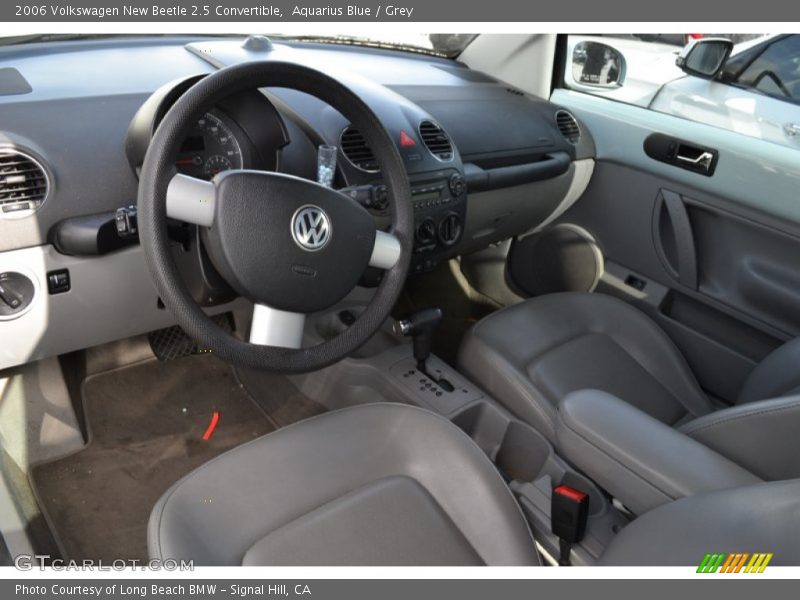 Aquarius Blue / Grey 2006 Volkswagen New Beetle 2.5 Convertible