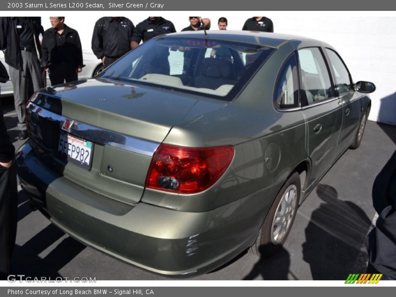 Silver Green / Gray 2003 Saturn L Series L200 Sedan