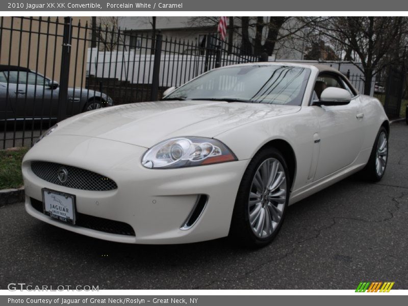Porcelain White / Caramel 2010 Jaguar XK XK Convertible