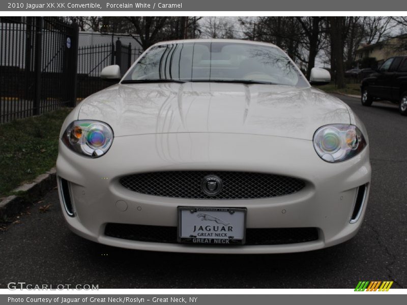 Porcelain White / Caramel 2010 Jaguar XK XK Convertible