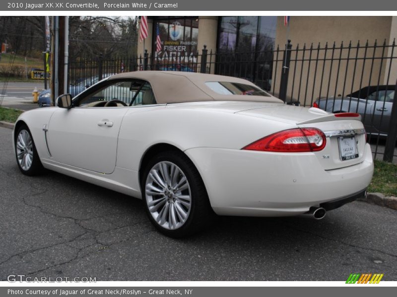 Porcelain White / Caramel 2010 Jaguar XK XK Convertible