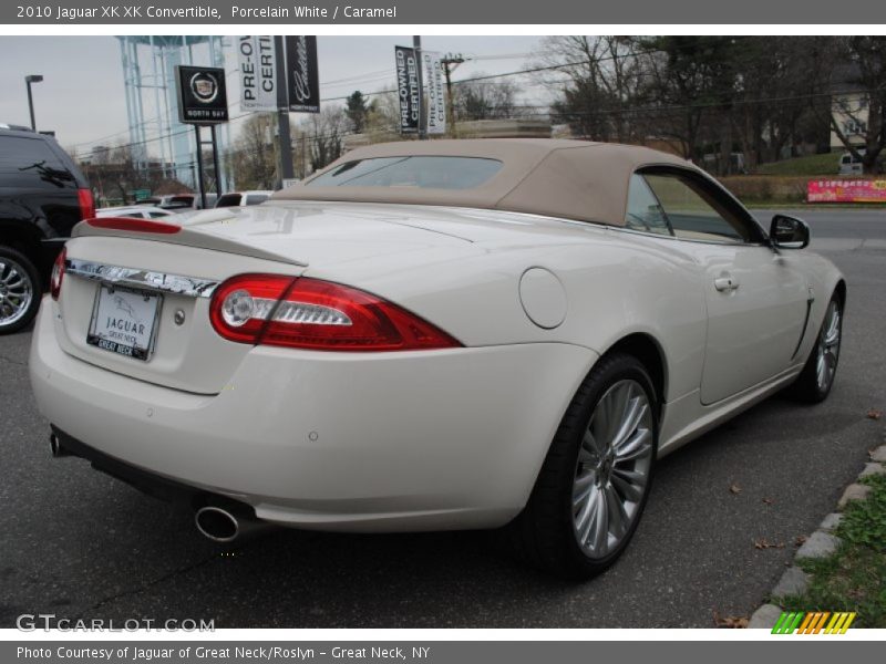 Porcelain White / Caramel 2010 Jaguar XK XK Convertible