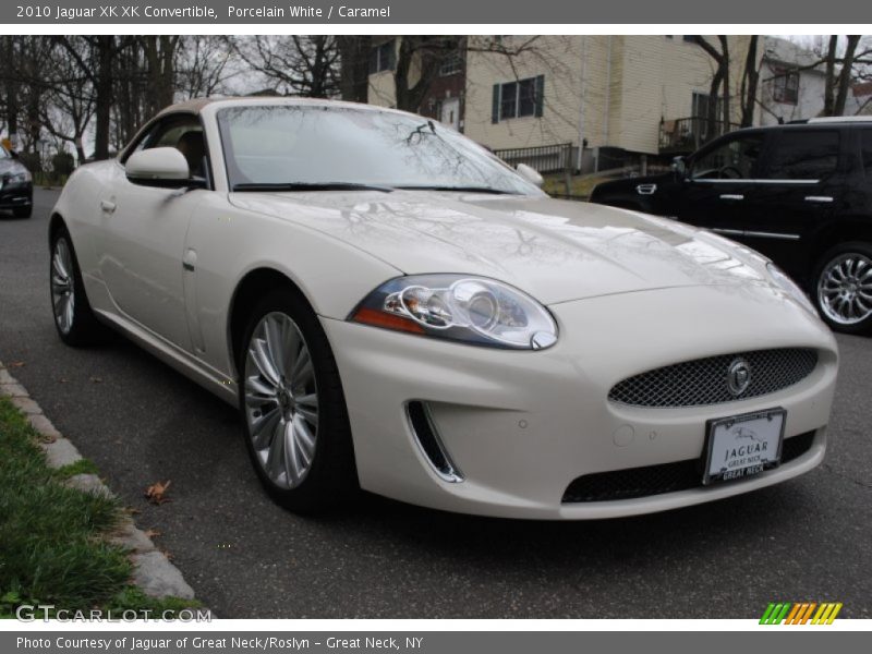 Porcelain White / Caramel 2010 Jaguar XK XK Convertible