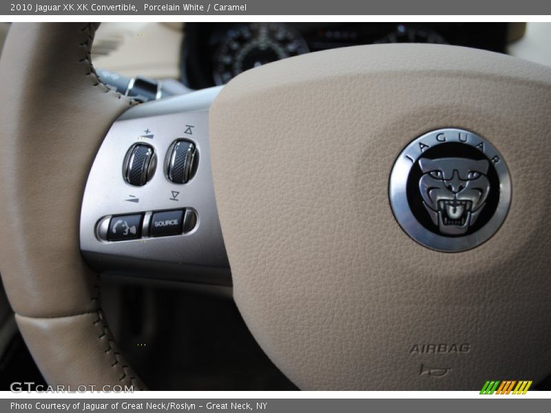 Porcelain White / Caramel 2010 Jaguar XK XK Convertible