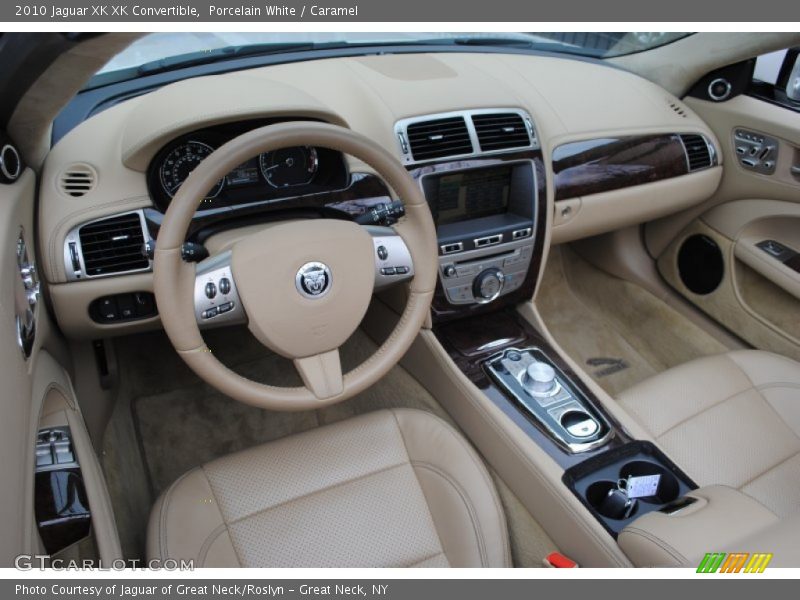 Porcelain White / Caramel 2010 Jaguar XK XK Convertible