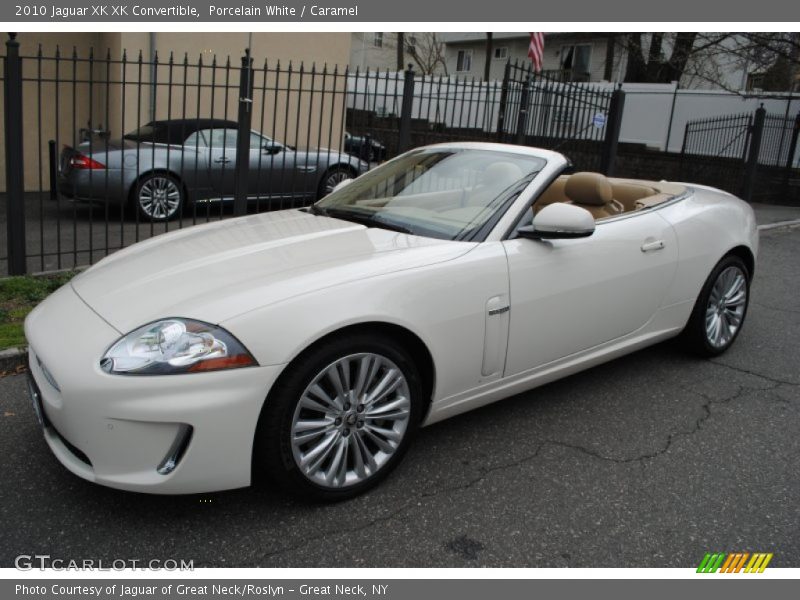 Porcelain White / Caramel 2010 Jaguar XK XK Convertible
