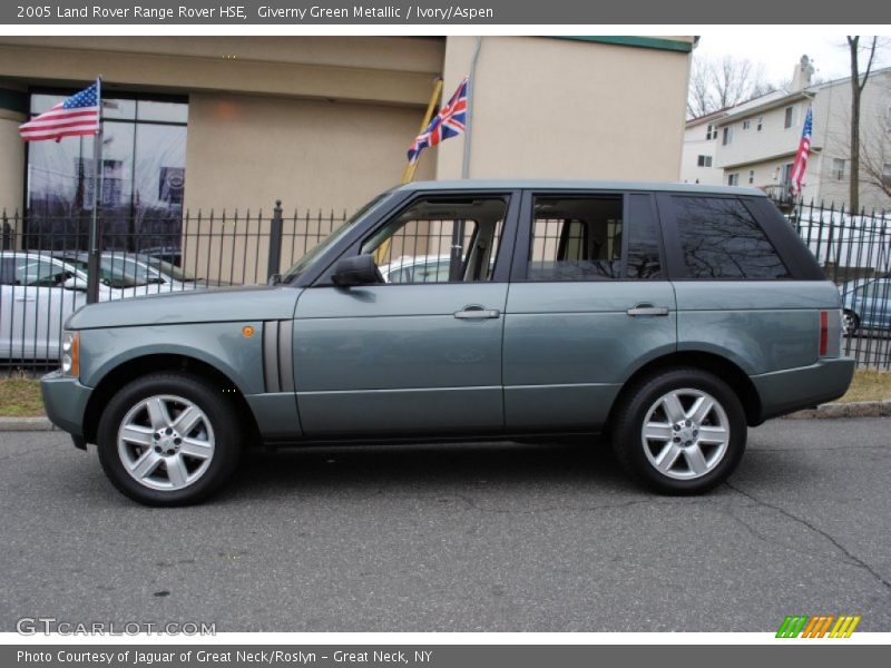 Giverny Green Metallic / Ivory/Aspen 2005 Land Rover Range Rover HSE