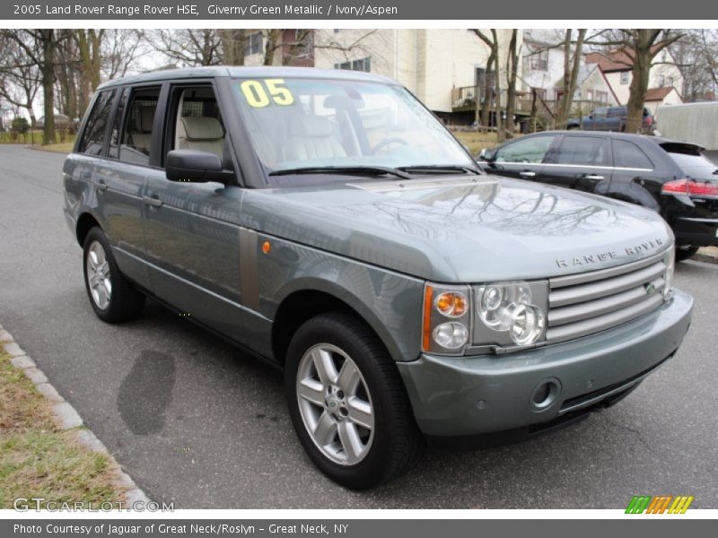 Giverny Green Metallic / Ivory/Aspen 2005 Land Rover Range Rover HSE