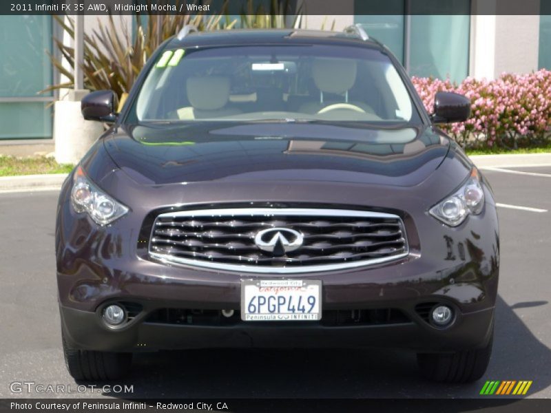 Midnight Mocha / Wheat 2011 Infiniti FX 35 AWD