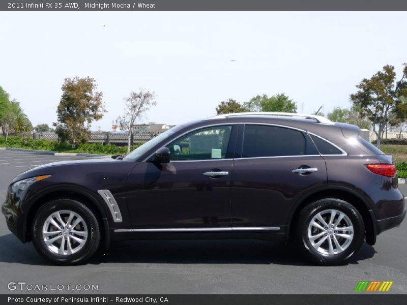 Midnight Mocha / Wheat 2011 Infiniti FX 35 AWD