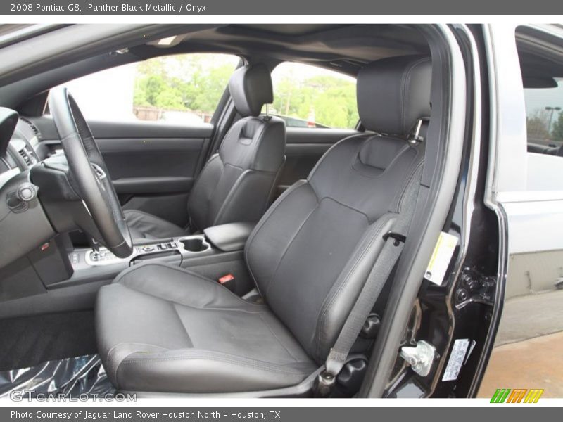 Front Seat of 2008 G8 