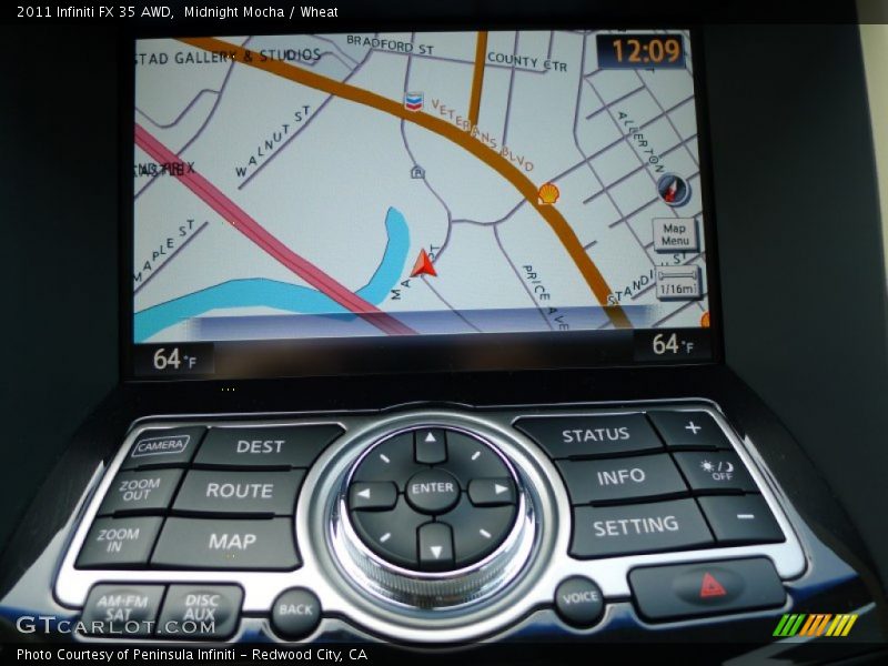 Midnight Mocha / Wheat 2011 Infiniti FX 35 AWD